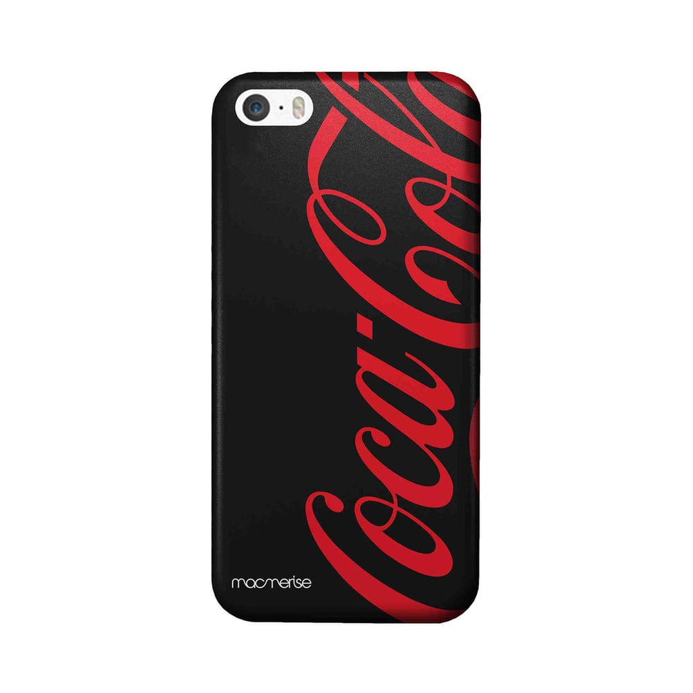 Macmerise Coke Black Red - Sleek Phone Case For Iphone 5/5s Macmerise Coke Black Red - Sleek Phone Case For Iphone 5/5s