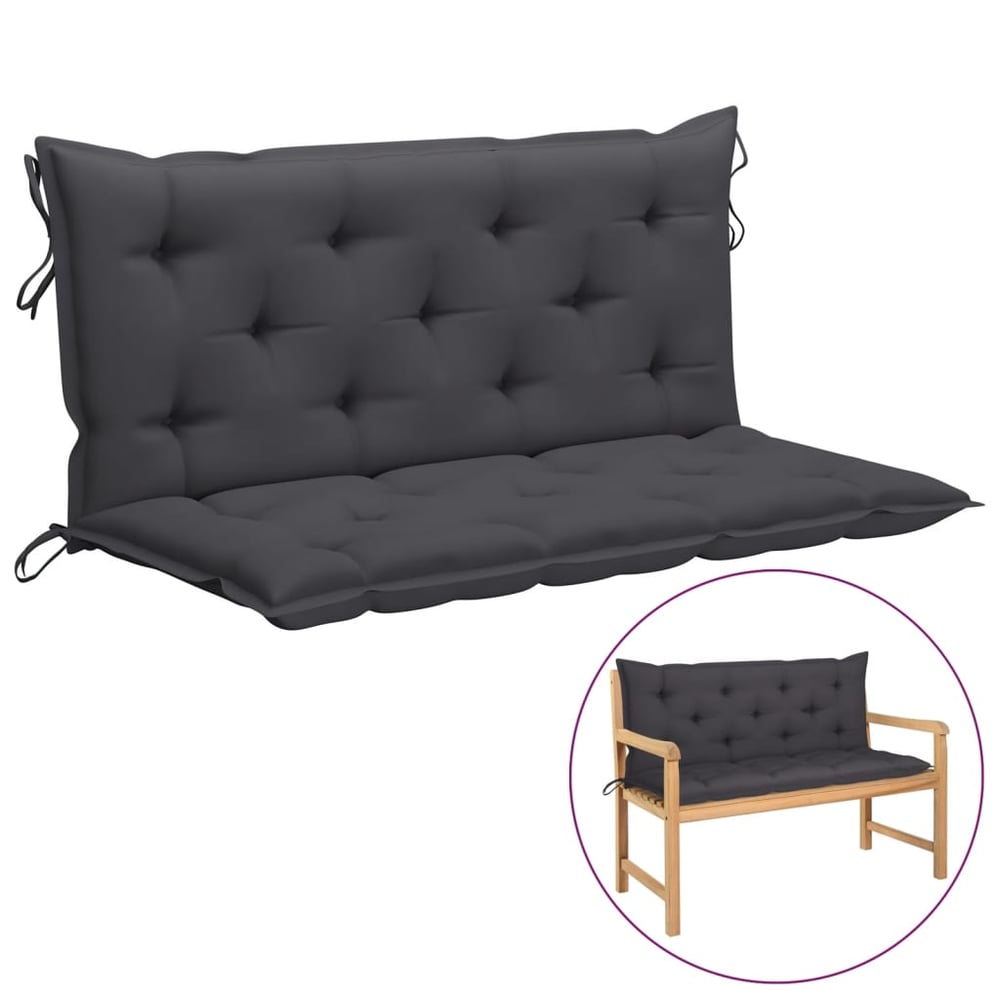 Vidaxl Cushion For Swing Chair Anthracite 120 Cm Fabric