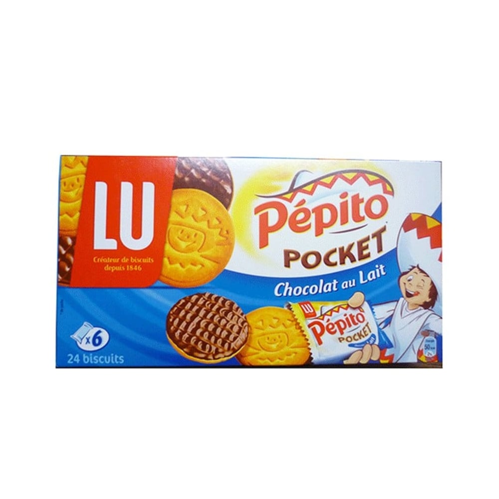 Lu Pepito Pocket Milk Chocolate Biscuits 230g Lu Pepito Pocket Milk Chocolate Biscuits 230g