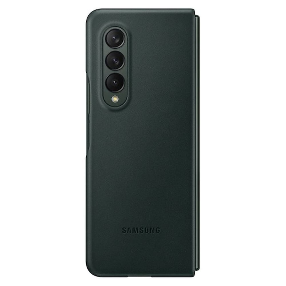 Samsung Galaxy Z Fold3 5G Leather Cover Green Samsung Galaxy Z Fold3 5G Leather Cover Green
