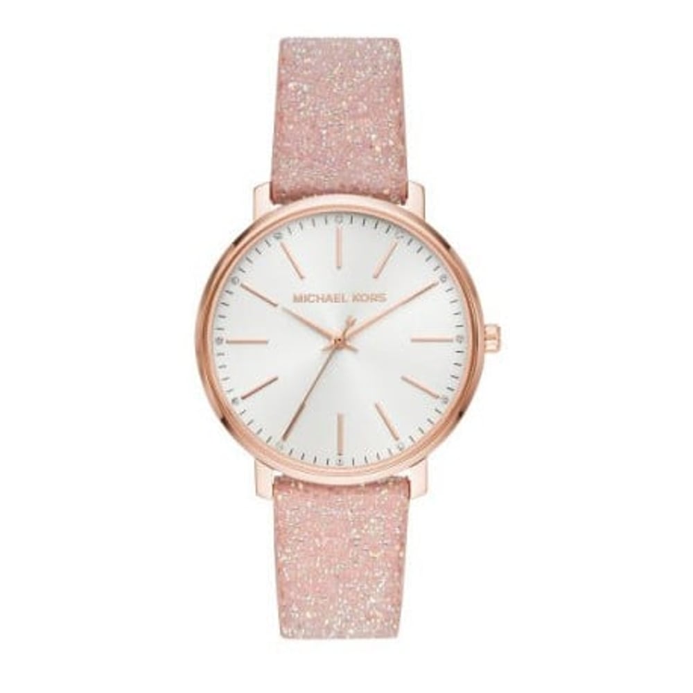Michael Kors MK2884 Pyper Pink Leather Women Watch