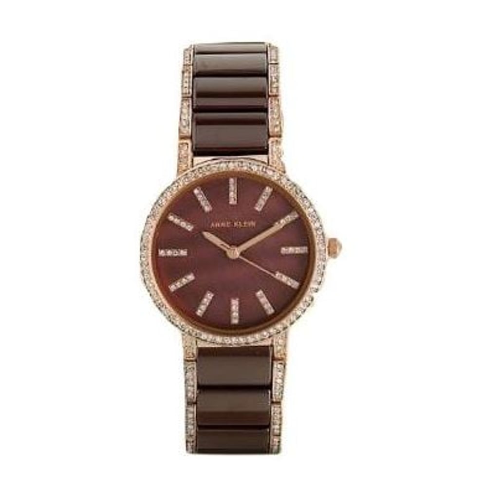 Anne Klein Brown Ceramic Women AK3306BNRG