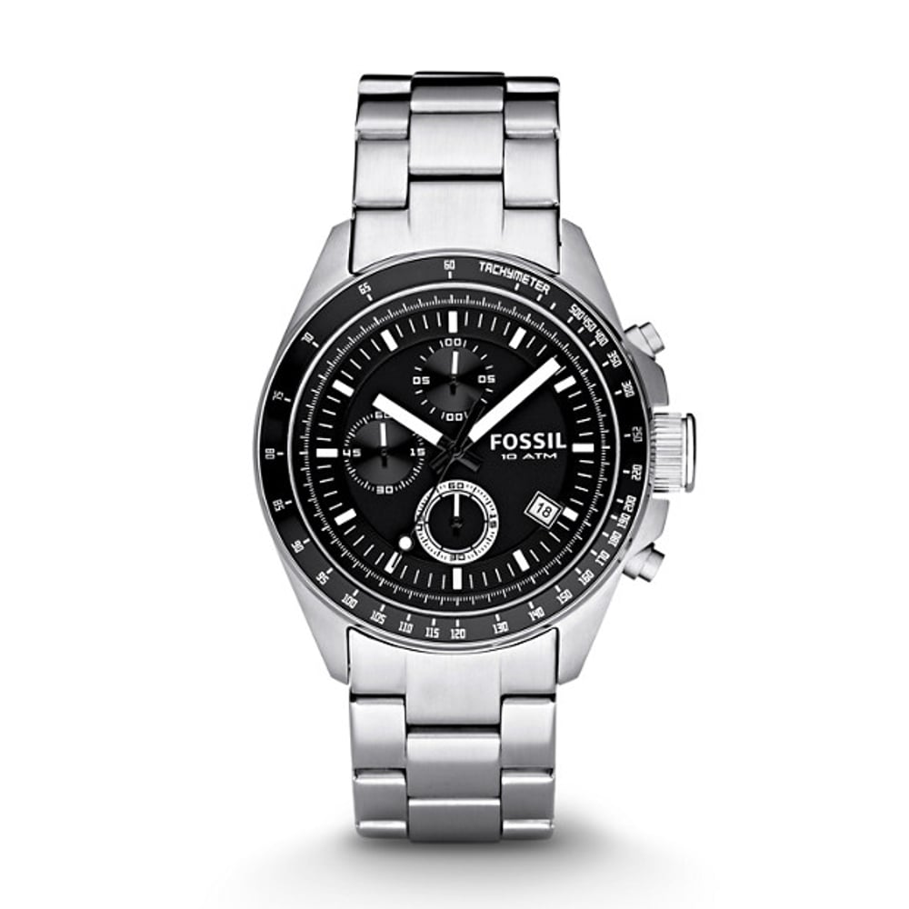 Fossil CH2600IE Decker Chronograph Stainless Steel Watch