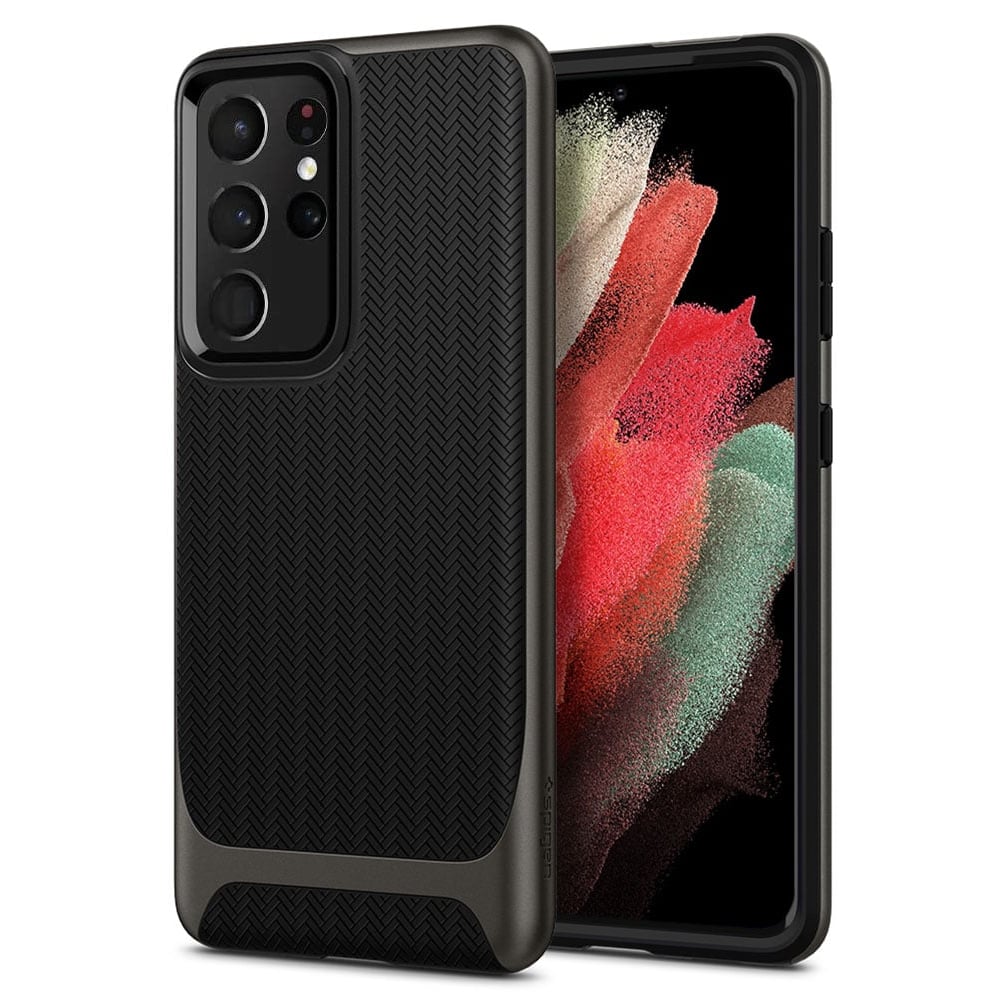 Spigen Neo Hybrid designed for Samsung Galaxy S21 ULTRA case cover - Gunmetal Spigen Neo Hybrid designed for Samsung Galaxy S21 ULTRA case cover - Gunmetal