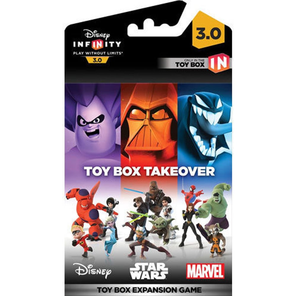 Disney Infinity 3 Toy Box Game Piece Package Takeover
