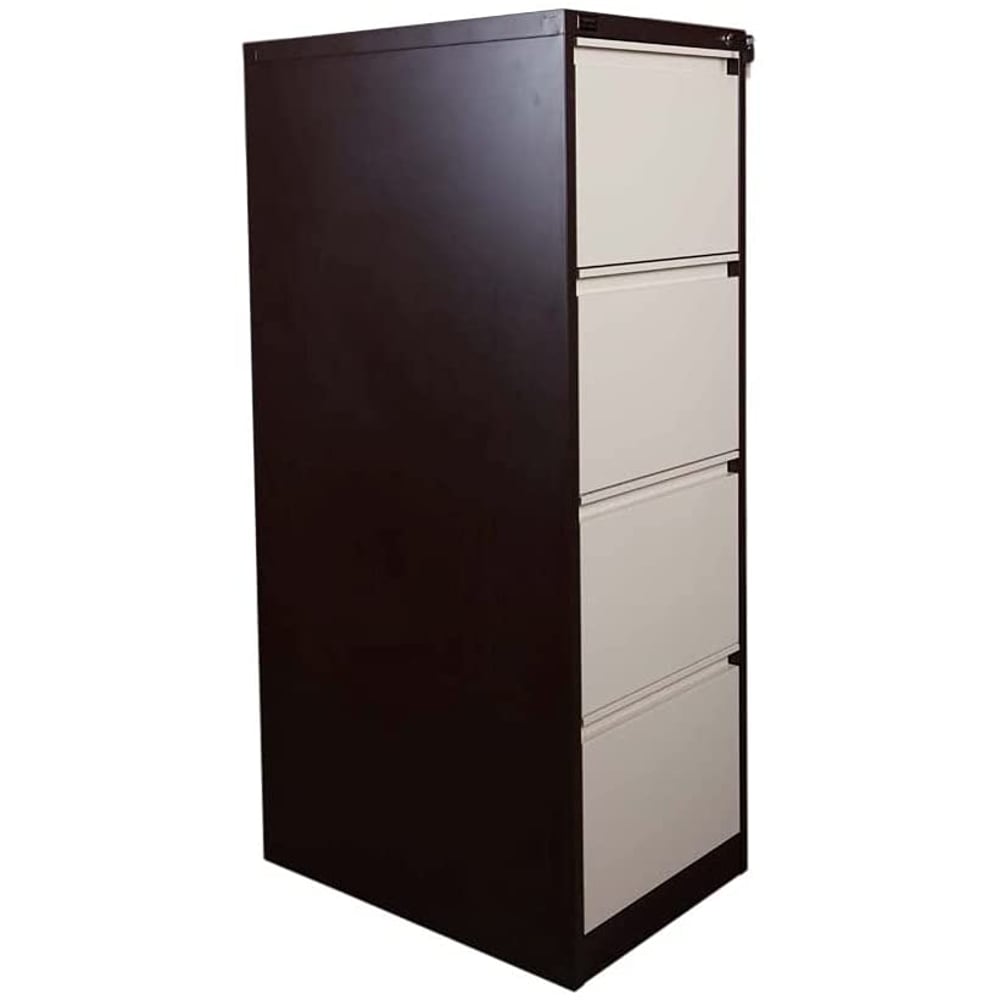 Mahmayi Godrej Oem Cabinet With Lock, 4 Large Storage Steel Cabinet, Metal Portable Cabinet With 4 Drawer, Vertical File Cabinet With Key, 4 Layer Cabinet Office Storage Cabinet For A4/letter (white)