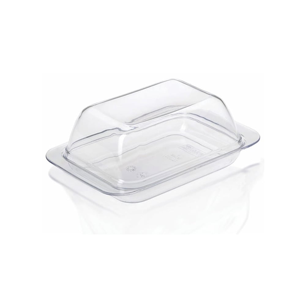 Transparent Butterdish (18,5 X 12,5 X 7 Cm) Transparent Butterdish (18,5 X 12,5 X 7 Cm)