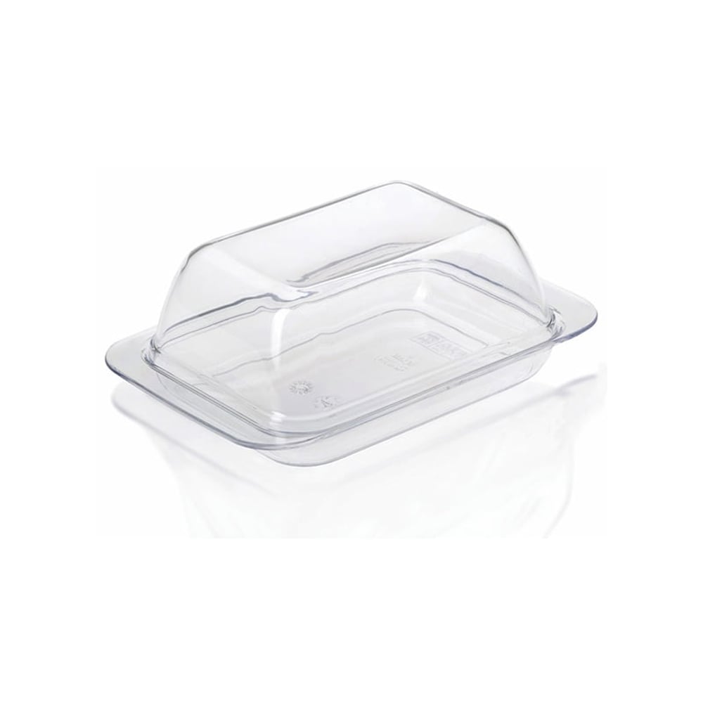 Transparent Butterdish (18,5 X 12,5 X 7 Cm)