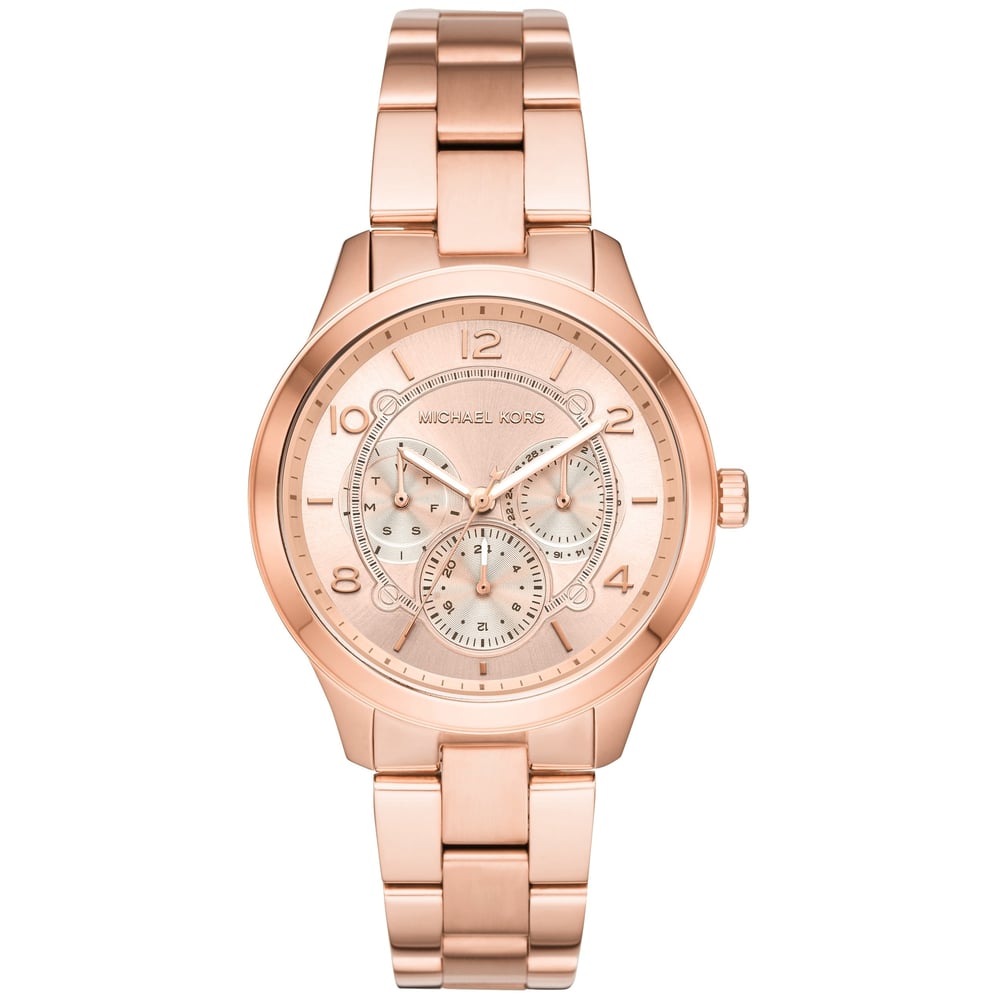 Michael Kors Runway Rose Dial Rose Gold-tone Ladies Watch Michael Kors Runway Rose Dial Rose Gold-tone Ladies Watch