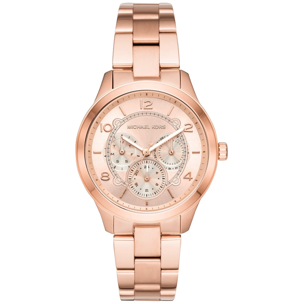 Michael Kors Runway Rose Dial Rose Gold-tone Ladies Watch