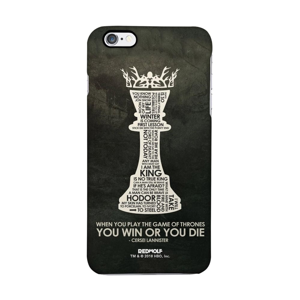 Macmerise Win Or Die - Sleek Phone Case For Iphone 6 Plus