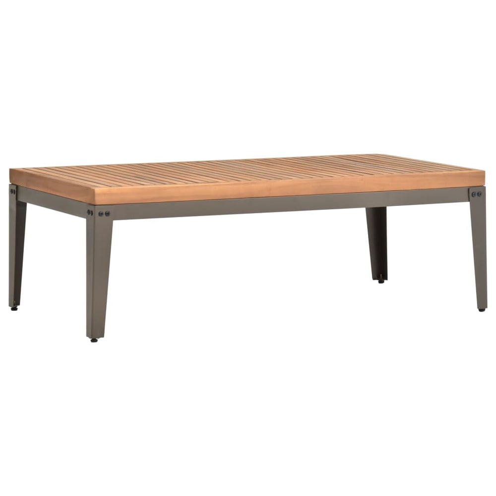 Vidaxl Garden Coffee Table 110x55x36 Cm Solid Acacia Wood Vidaxl Garden Coffee Table 110x55x36 Cm Solid Acacia Wood