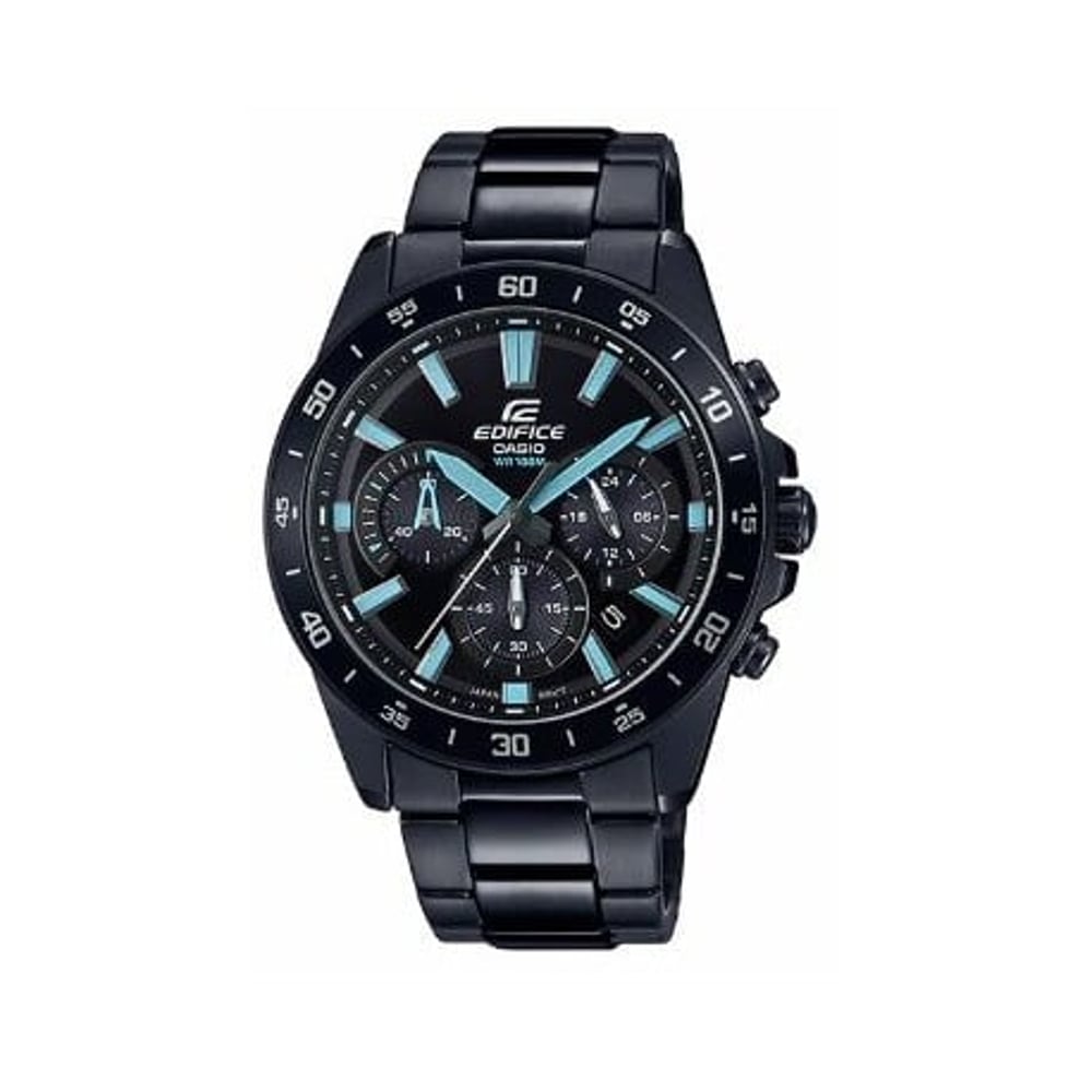 Casio Edifice Black Stainless Steel Men Watch EFV-570DC-1A
