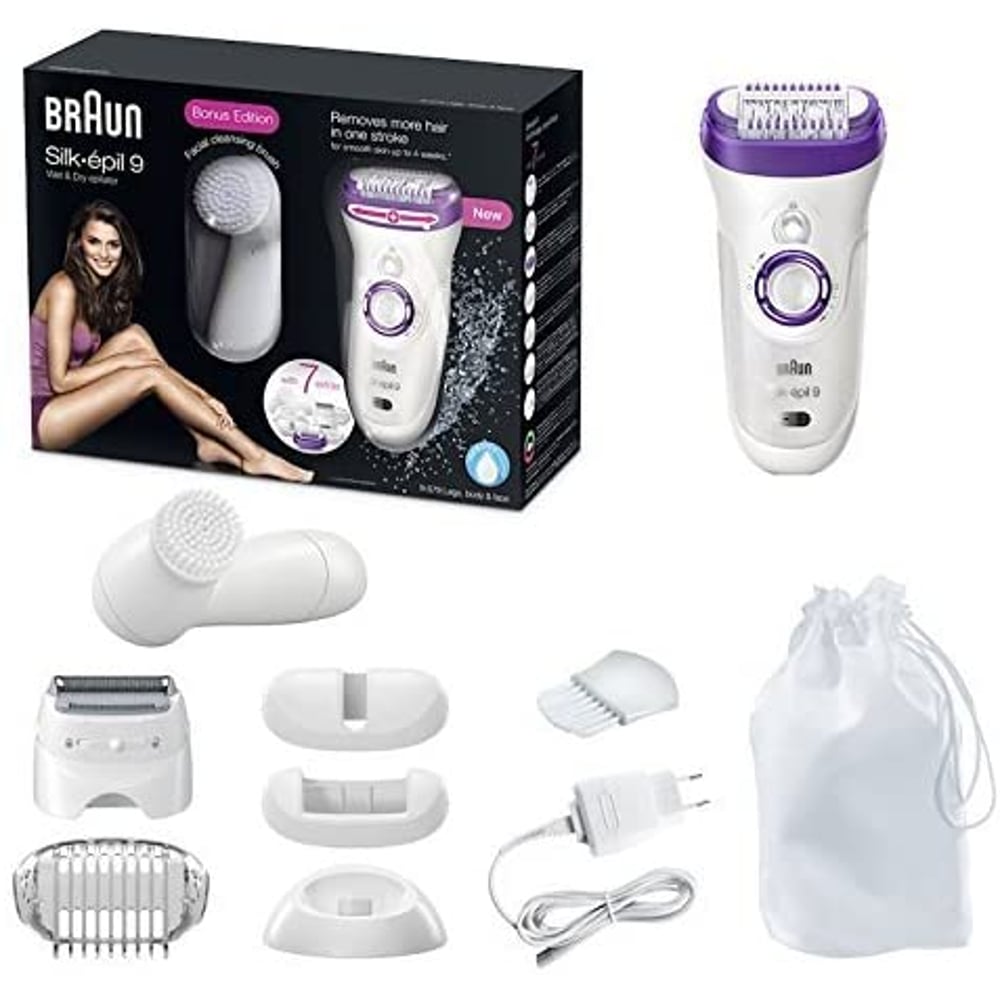Braun Silk-pil 9 9-579 - Wet & Dry Cordless Electric Hair Removal Epilator, Ladies' Electric Shaver For Women (bonus Edition) Braun Silk-pil 9 9-579 - Wet & Dry Cordless Electric Hair Removal Epilator, Ladies' Electric Shaver For Women (bonus Edition)