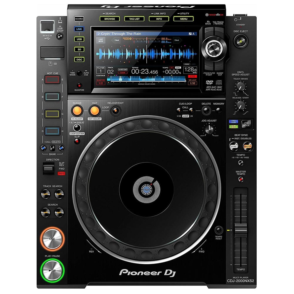 Pioneer DJ Professional CD Multiplayer Black CDJ2000NXS2
