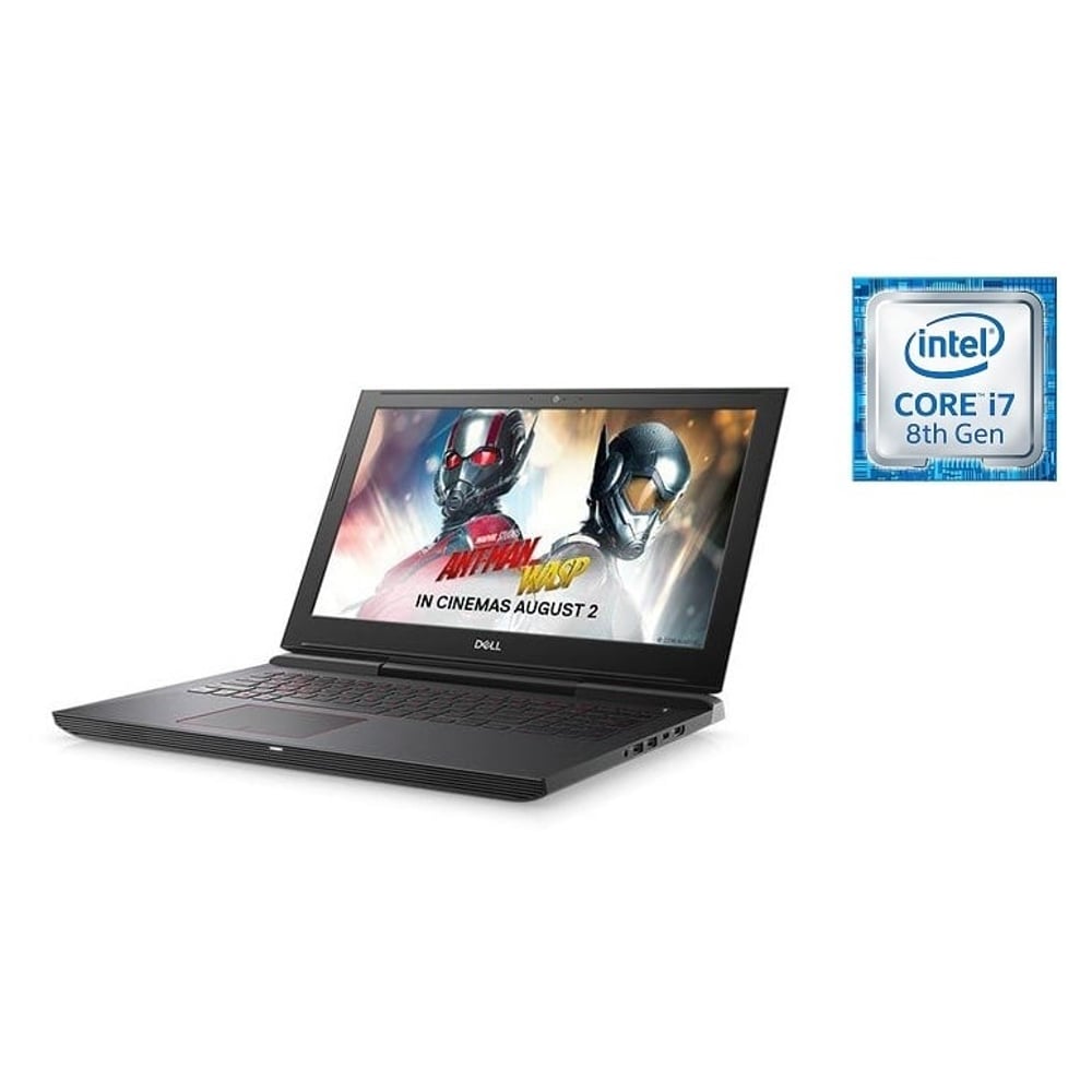 Dell Inspiron 15 5587 Gaming Laptop - Core i7 2.2GHz 16GB 1TB+128GB 6GB DOS 15.6inch FHD Black