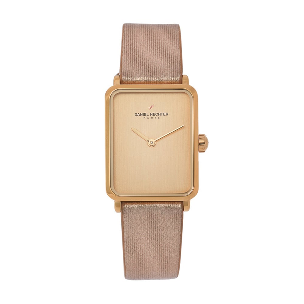 Daniel Hechter Republique gold Beige Gold Beige Satin Women's Watch Daniel Hechter Republique gold Beige Gold Beige Satin Women's Watch