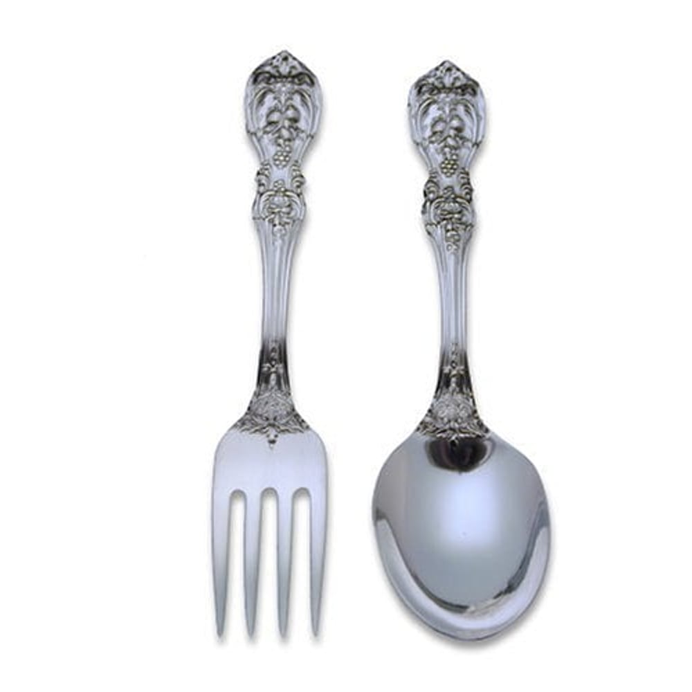 Reed & Barton Francis First Sterling Silver 2-Piece Baby Flatware Set Reed & Barton Francis First Sterling Silver 2-Piece Baby Flatware Set