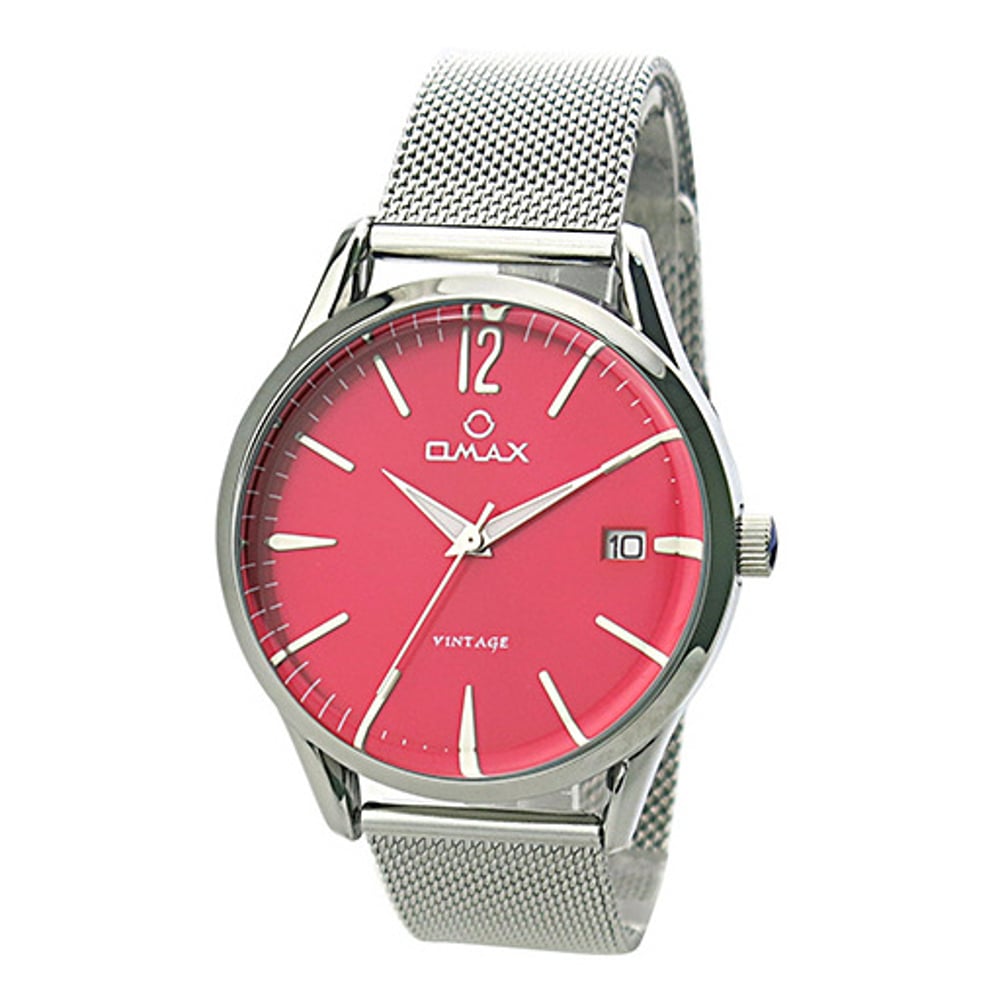 Omax Vintage Collection Silver Mesh Analog Watch For Unisex VC06P86I Omax Vintage Collection Silver Mesh Analog Watch For Unisex VC06P86I