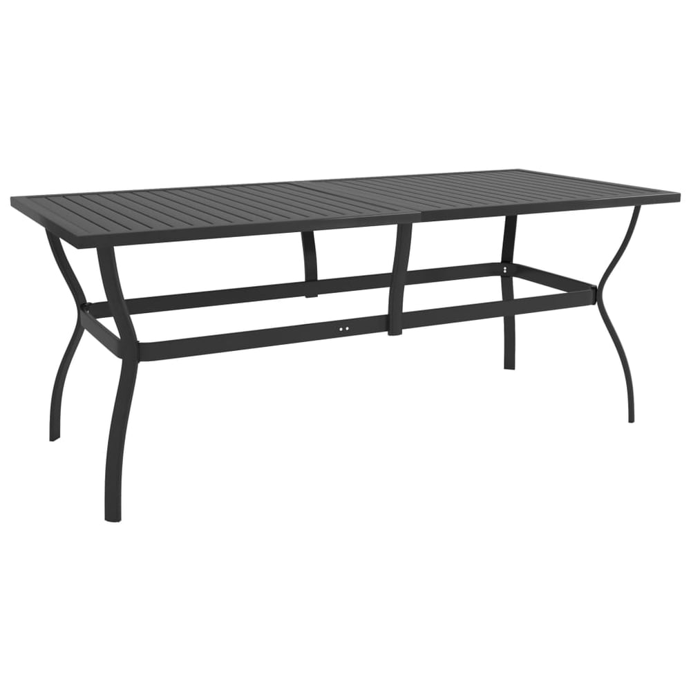 Vidaxl Garden Table Anthracite 190x80x72 Cm Steel Vidaxl Garden Table Anthracite 190x80x72 Cm Steel