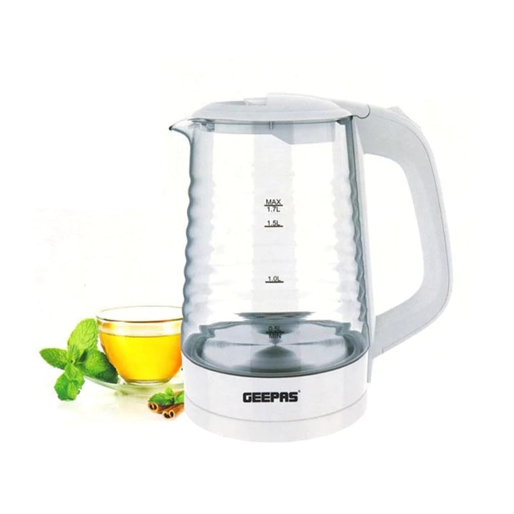 Electric Glass Kettle White