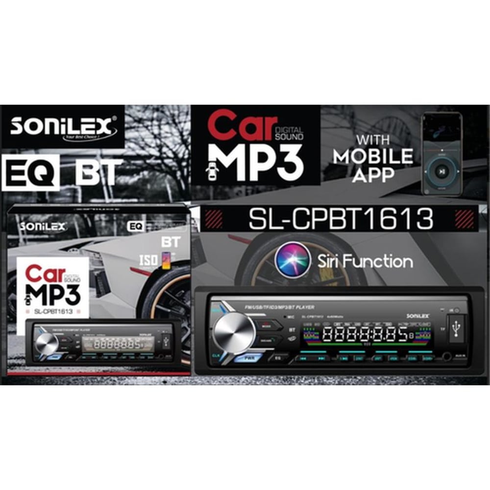 Sonilex SL-CPBT1613 Car Mp6 Player MKTP Sonilex SL-CPBT1613 Car Mp6 Player MKTP