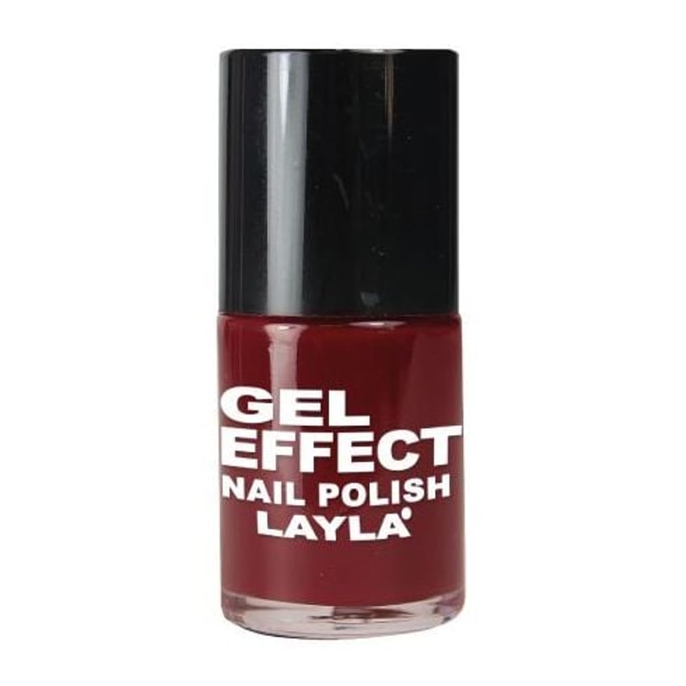 Layla Gel Effect Nail Polish Red & Rich 007