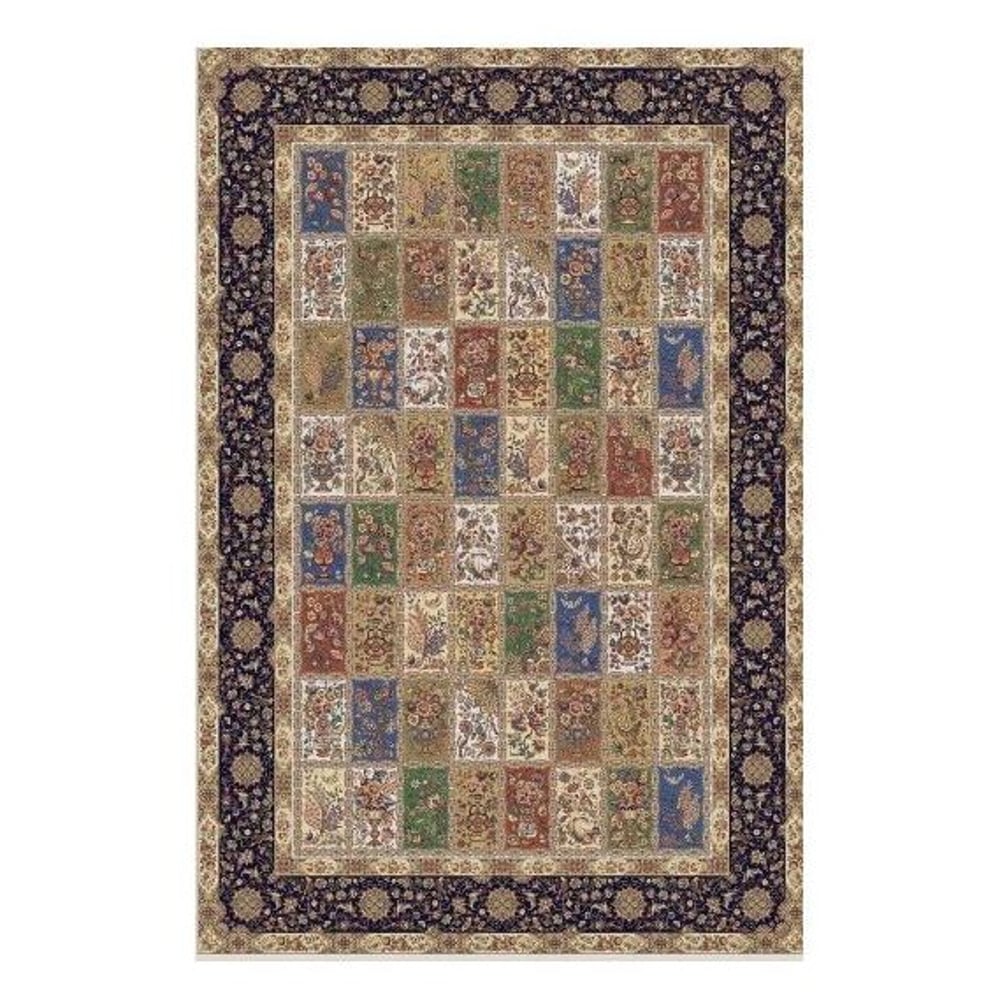 Qum Collection Classic Design Carpet Beige/Navy