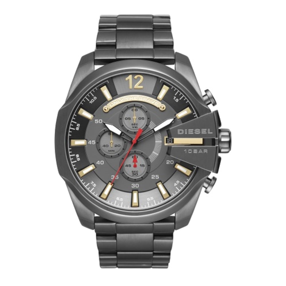 Diesel Mega Chief Men's Watch Ip Grey DZ4421