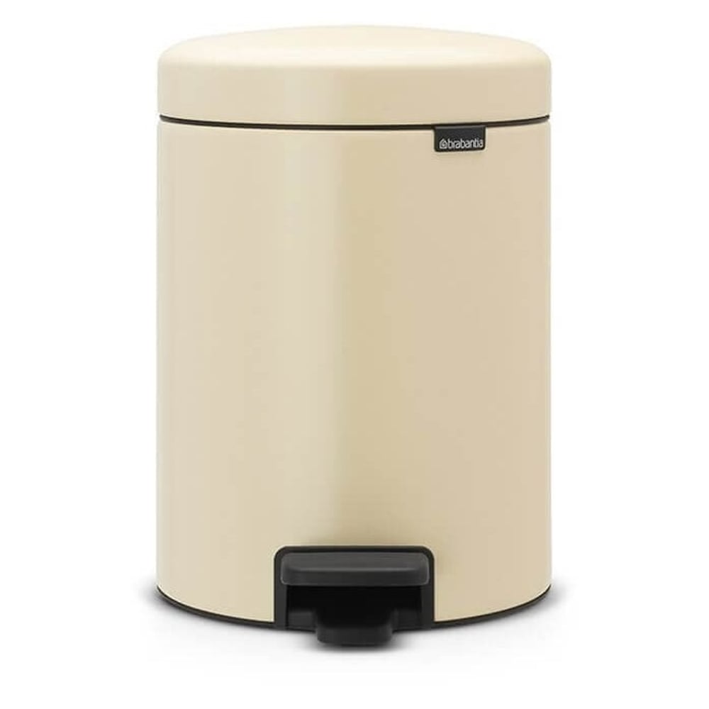Brabantia Pedal Bin NewIcon 5 Litre Almond Brabantia Pedal Bin NewIcon 5 Litre Almond