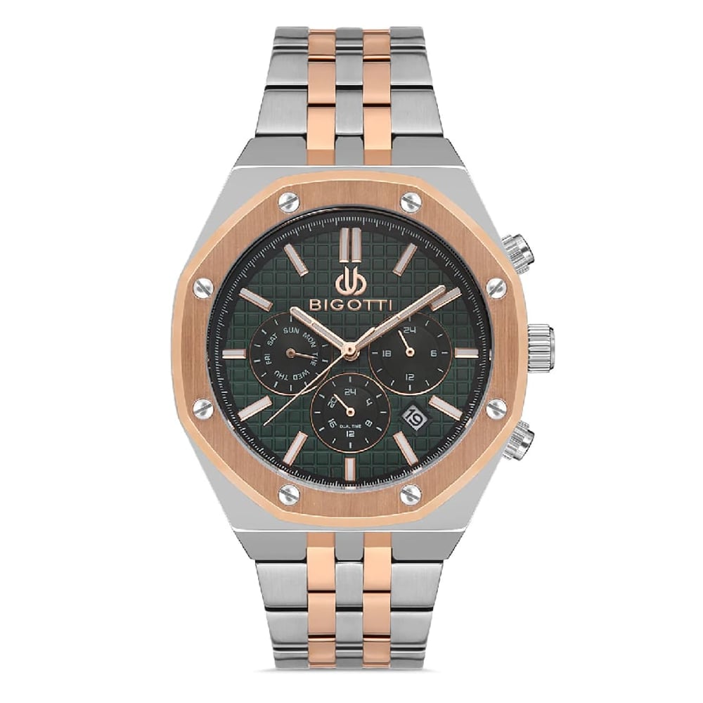 Bigotti Milano Mens Stainless Steel Strap Watch - Bg.1.10332-5 Bigotti Milano Mens Stainless Steel Strap Watch - Bg.1.10332-5