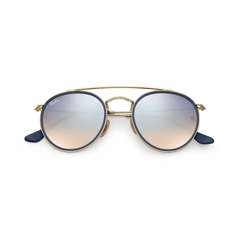 Ray-Ban Round Gold Sunglasses Unisex RB3647N 001/9U