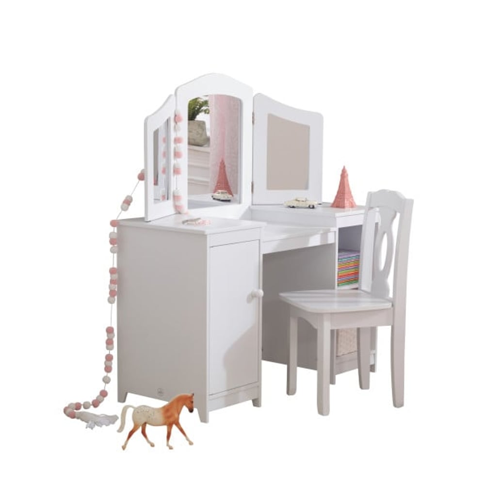 KidKraft Deluxe Vanity Table & Chair KidKraft Deluxe Vanity Table & Chair