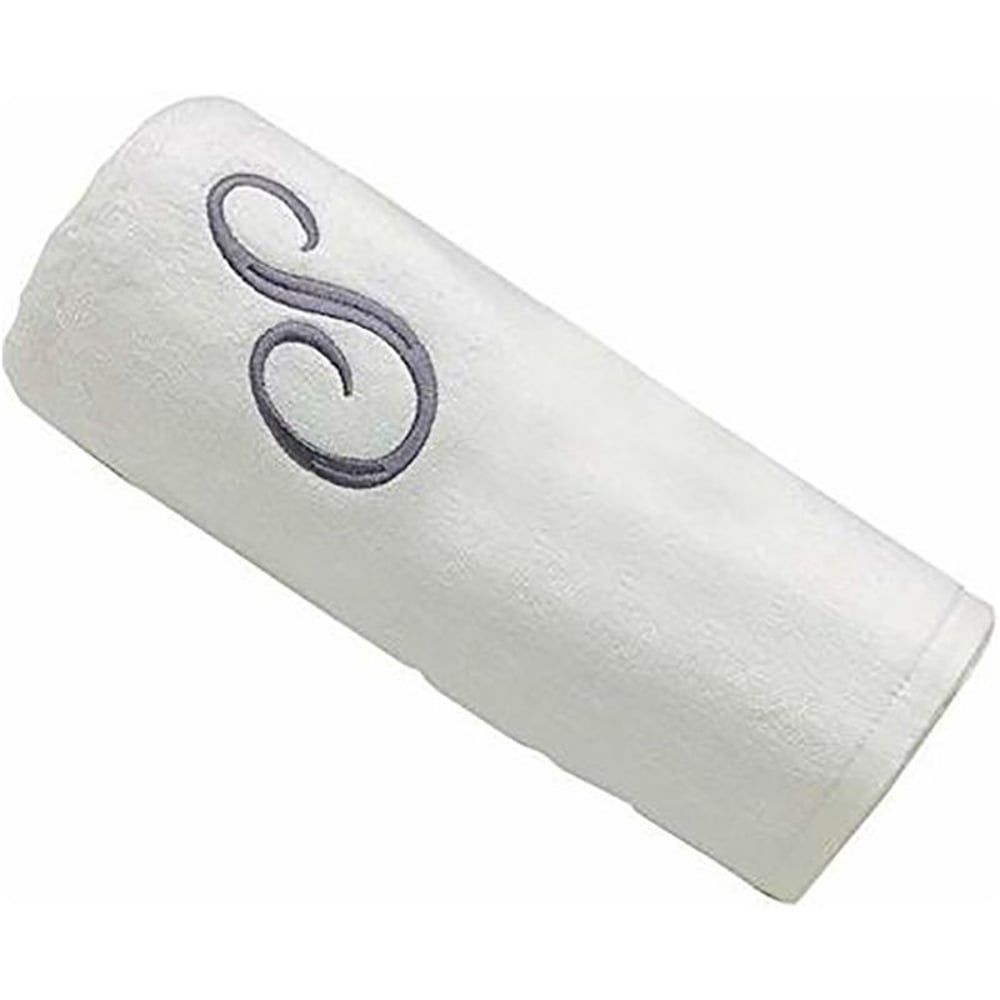 Personalized For You Cotton White S Embroidery Bath Towel 70*140 cm Personalized For You Cotton White S Embroidery Bath Towel 70*140 cm