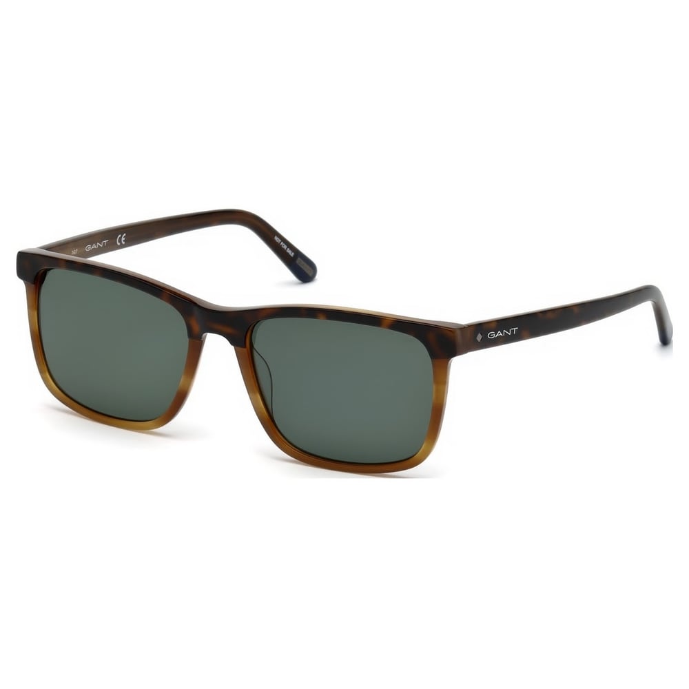 Gant GA-7105-53R-56 Men's Sunglass Blonde Havana/Green Plastic