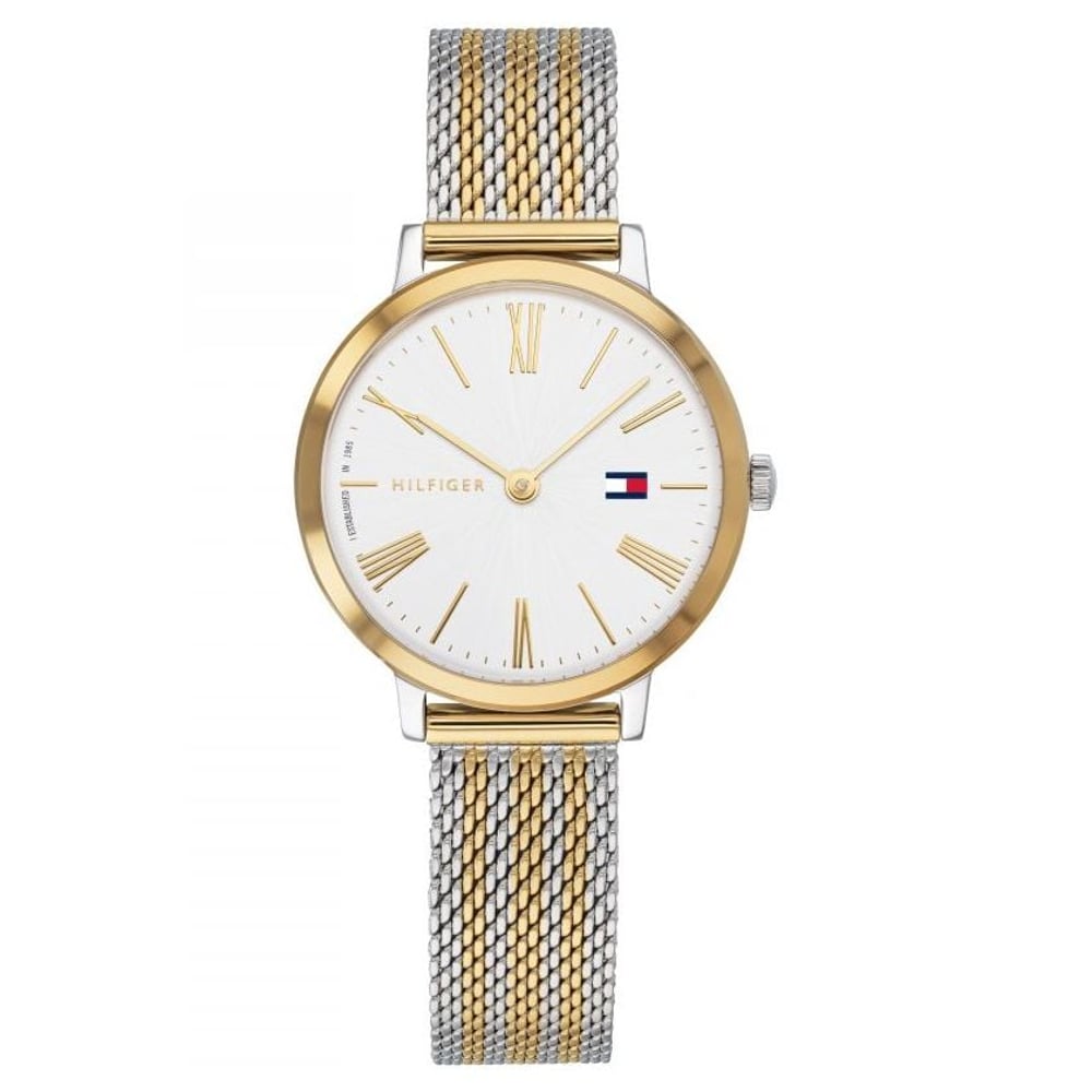 Tommy Hilfiger Project Z Two Tone Mesh Analog Women Watch 1782055