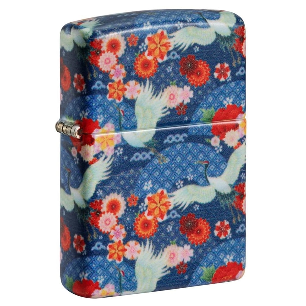 Zippo Ci414195 Kimono Pattern White 540 Matte Windproof Lighter