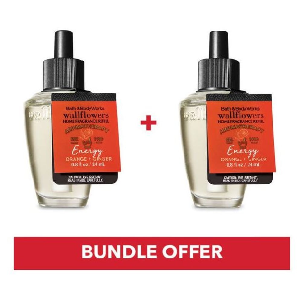 Bath & Body Works Energy Orange + Ginger Home Fragrance Refill 24ml Pack Of 2pcs