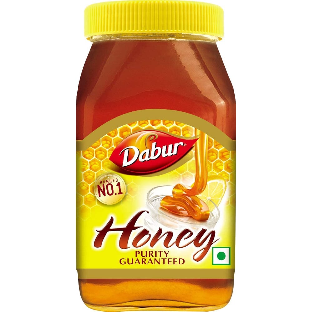 Dabur Honey :100% Pure World's No.1 Honey Brand with No Added Sugar - 500g (Get 20% Extra)