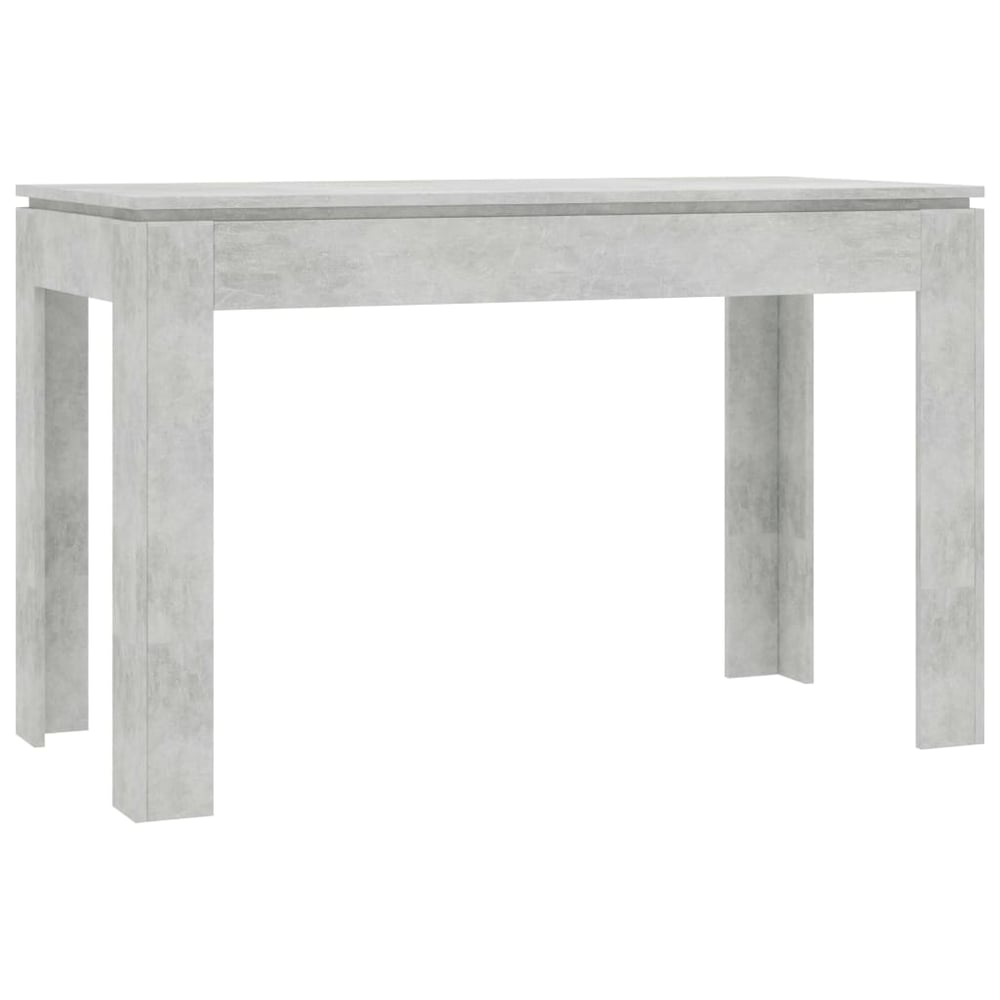 vidaXL Dining Table Concrete Grey 120x60x76 cm Engineered Wood