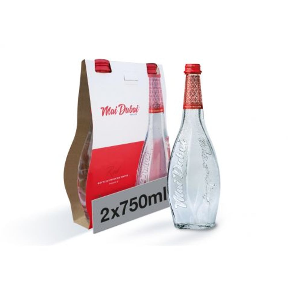Mai Dubai Water Glass Bottle 2x750 Ml Mai Dubai Water Glass Bottle 2x750 Ml