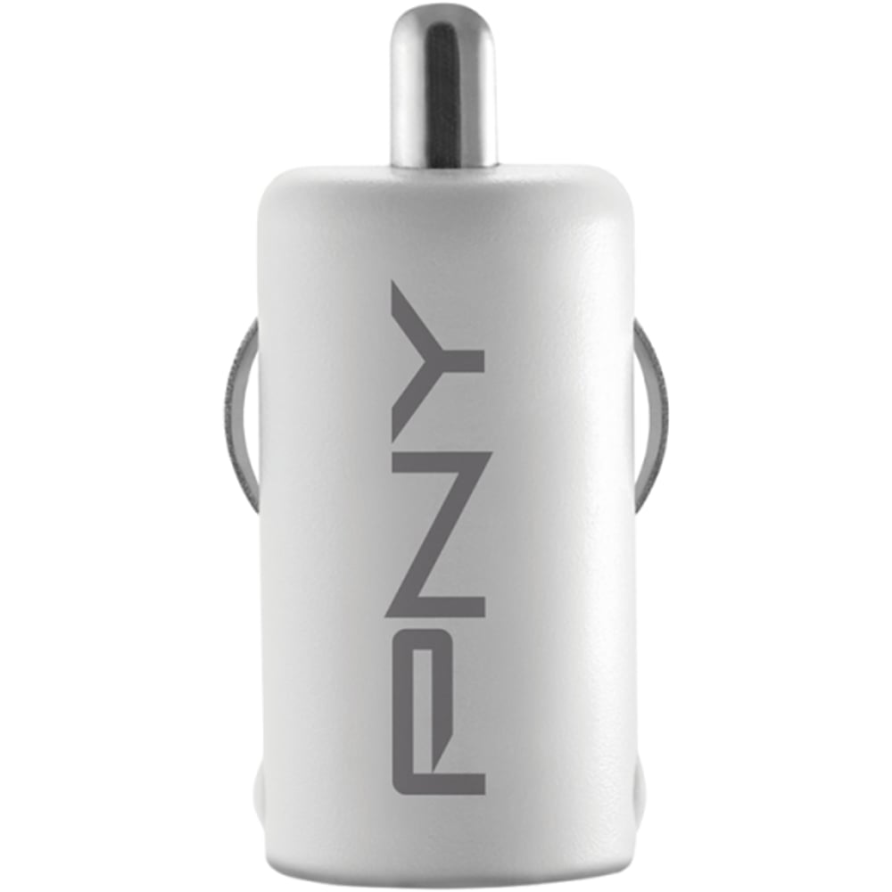 PNY 2.4 Amps Car Charger White PPDCUFW01RB