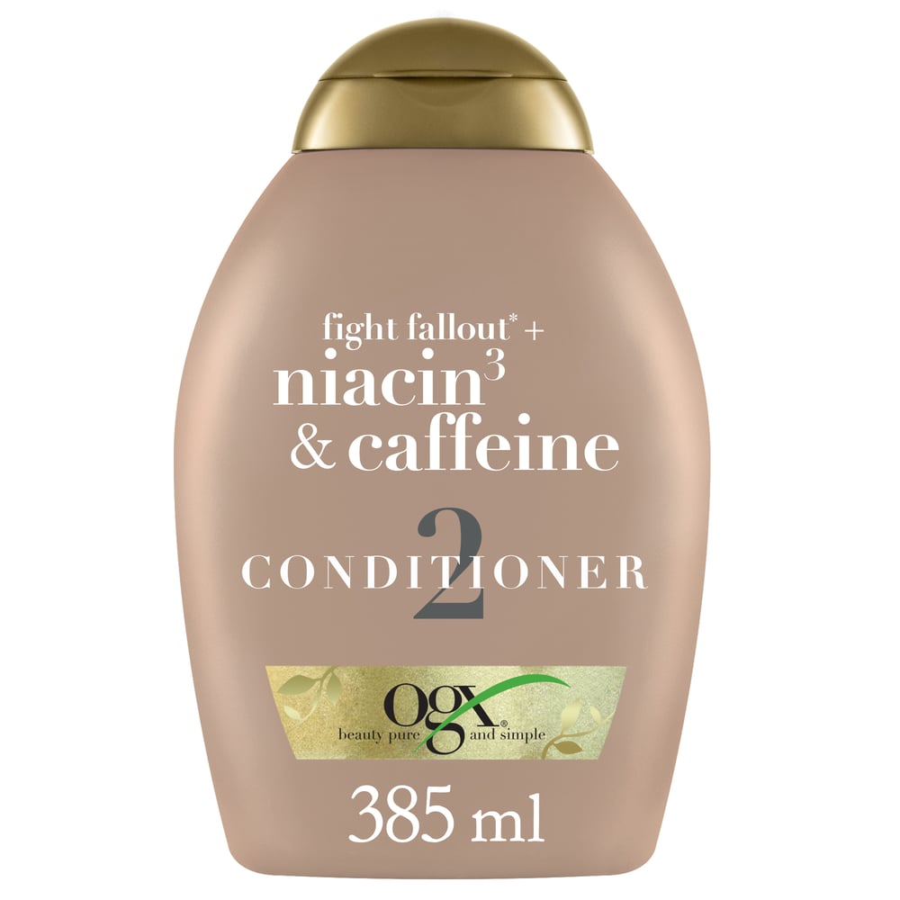 OGX Conditioner Fight Fallout + Niacin3 & Caffeine 385ml OGX Conditioner Fight Fallout + Niacin3 & Caffeine 385ml