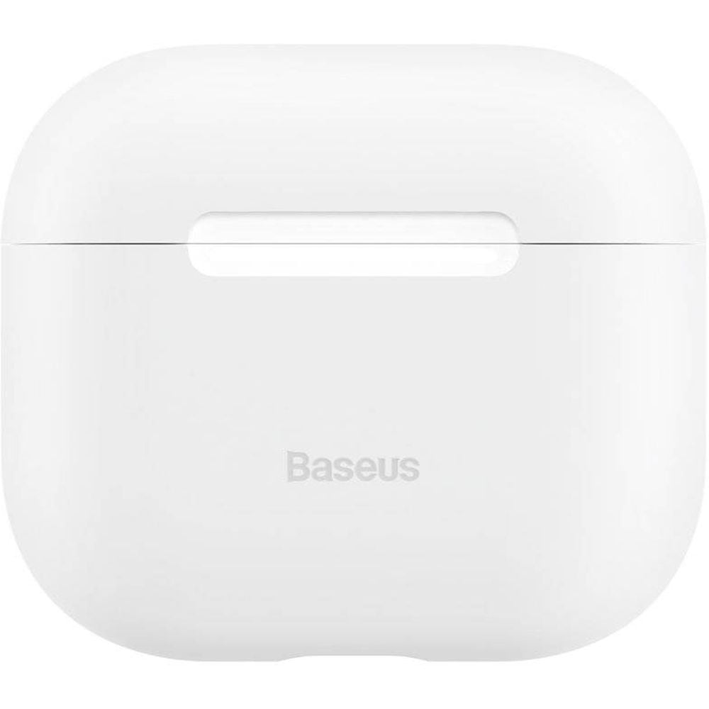 Baseus Super Silica Gel Airpod Case White For Apple Airpods 3 Baseus Super Silica Gel Airpod Case White For Apple Airpods 3