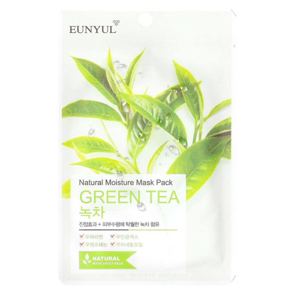 Eunyul Natural Moisture Mask Pack Green Tea