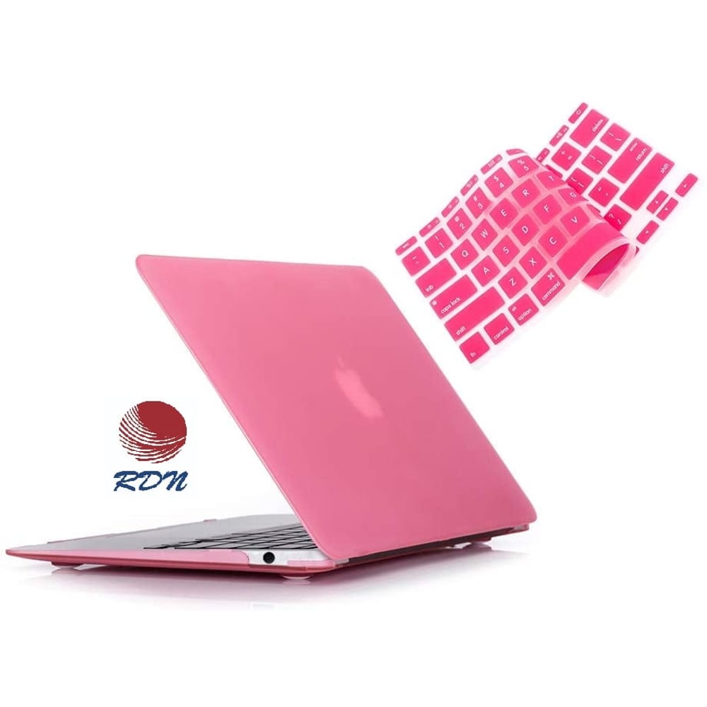 RDN MacBook Air 13 Inch Case Fits Previous Generations A1466 / A1369 (Not Fit 2018 MacBook Air 13 with Touch ID) Slim Snap On Hard Shell Protective Cover with Keyboard Cover Pink RDN MacBook Air 13 Inch Case Fits Previous Generations A1466 / A1369 (Not Fit 2018 MacBook Air 13 with Touch ID) Slim Snap On Hard Shell Protective Cover with Keyboard Cover Pink