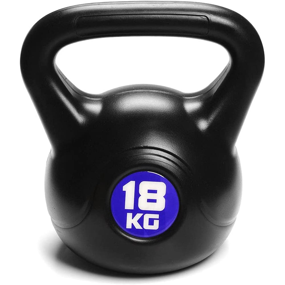 ULTIMAX Kettlebell Fitness, PVC Kettlebell Weights Set Workout Body Equipment Fitness Kettlebell, Muscle Training, Squat Training Weight Barbell In Home Gym Cross Training-18 kgs