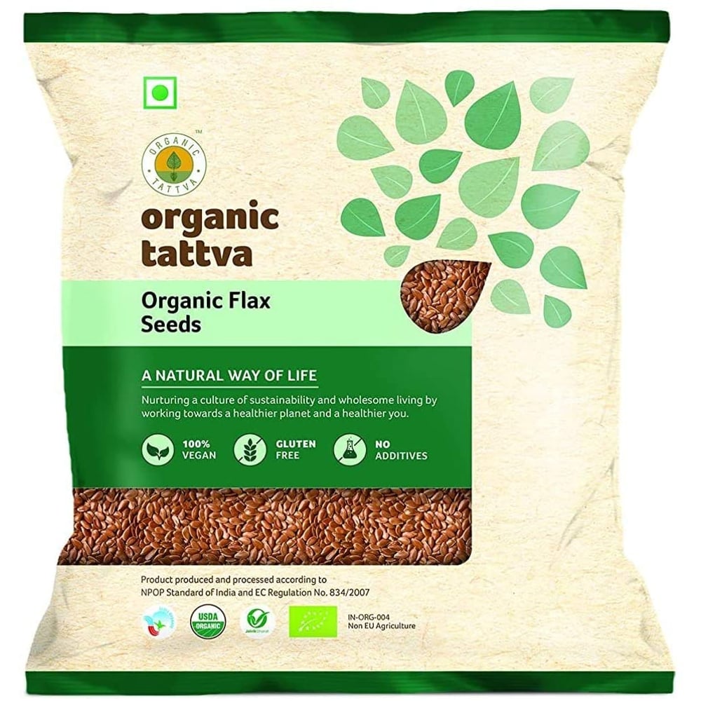 Organic Tattva Flax Seeds, 100g