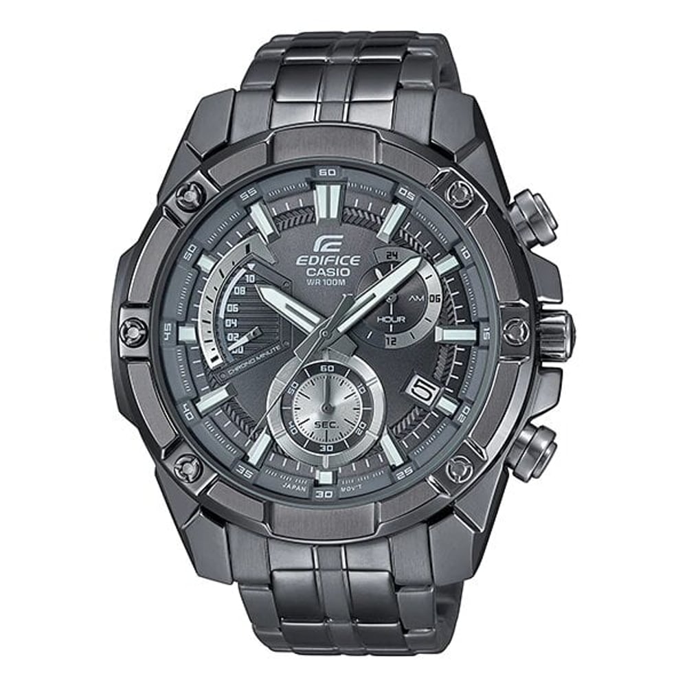 Casio EFR-559GY-1AV Edifice Gray Stainless Steel Analog Watch Men