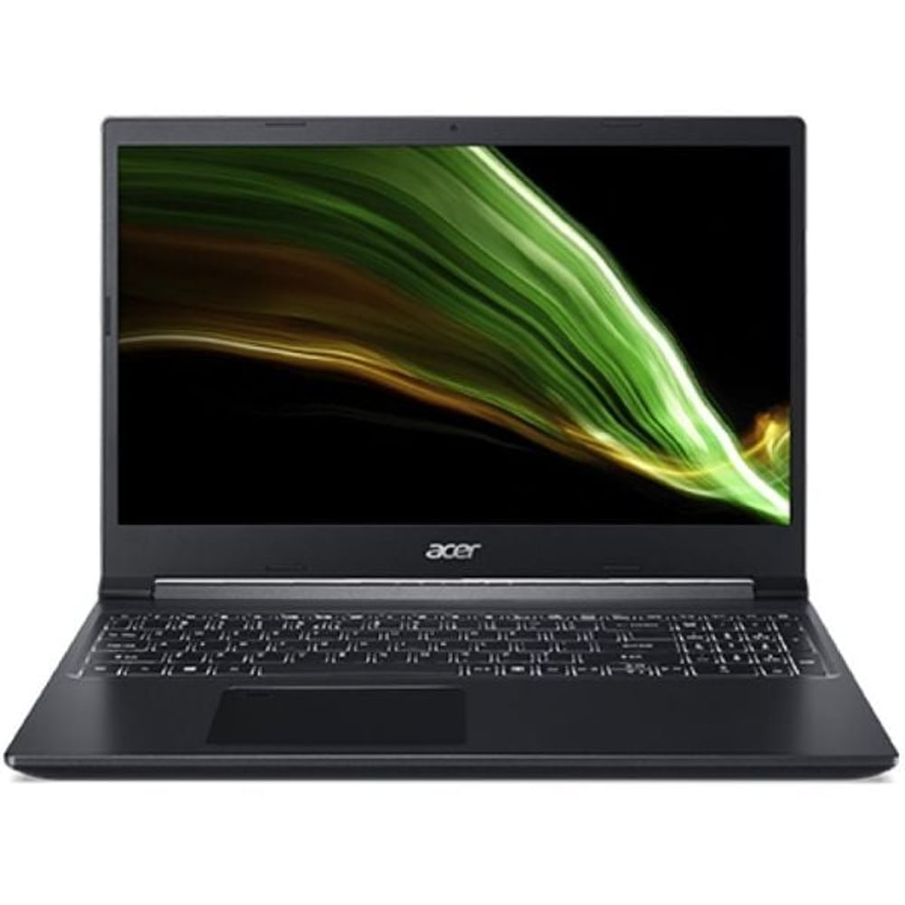 Acer Aspire 7 (2021) Gaming Laptop - AMD Ryzen 7-5700U / 15.6inch FHD / 16GB RAM / 512GB SSD / 4GB NVIDIA GeForce GTX 1650 Graphics / Windows 11 Home / English & Arabic Keyboard / Black / Middle East Version - [A715-42G-R23A]